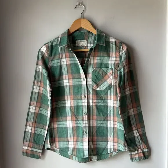 Cur­rent/El­liott The Slim Boy Shirt Plaid Long Sleeve But­ton Down - Picture 2 of 8